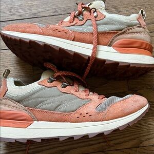 Merrell Coral and Cream Trail Sneakers